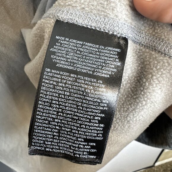 The North Face Men’s XL Full Zip Hoodie Gray Fleece Lined TNF Logo Outdoor - Picture 6 of 9